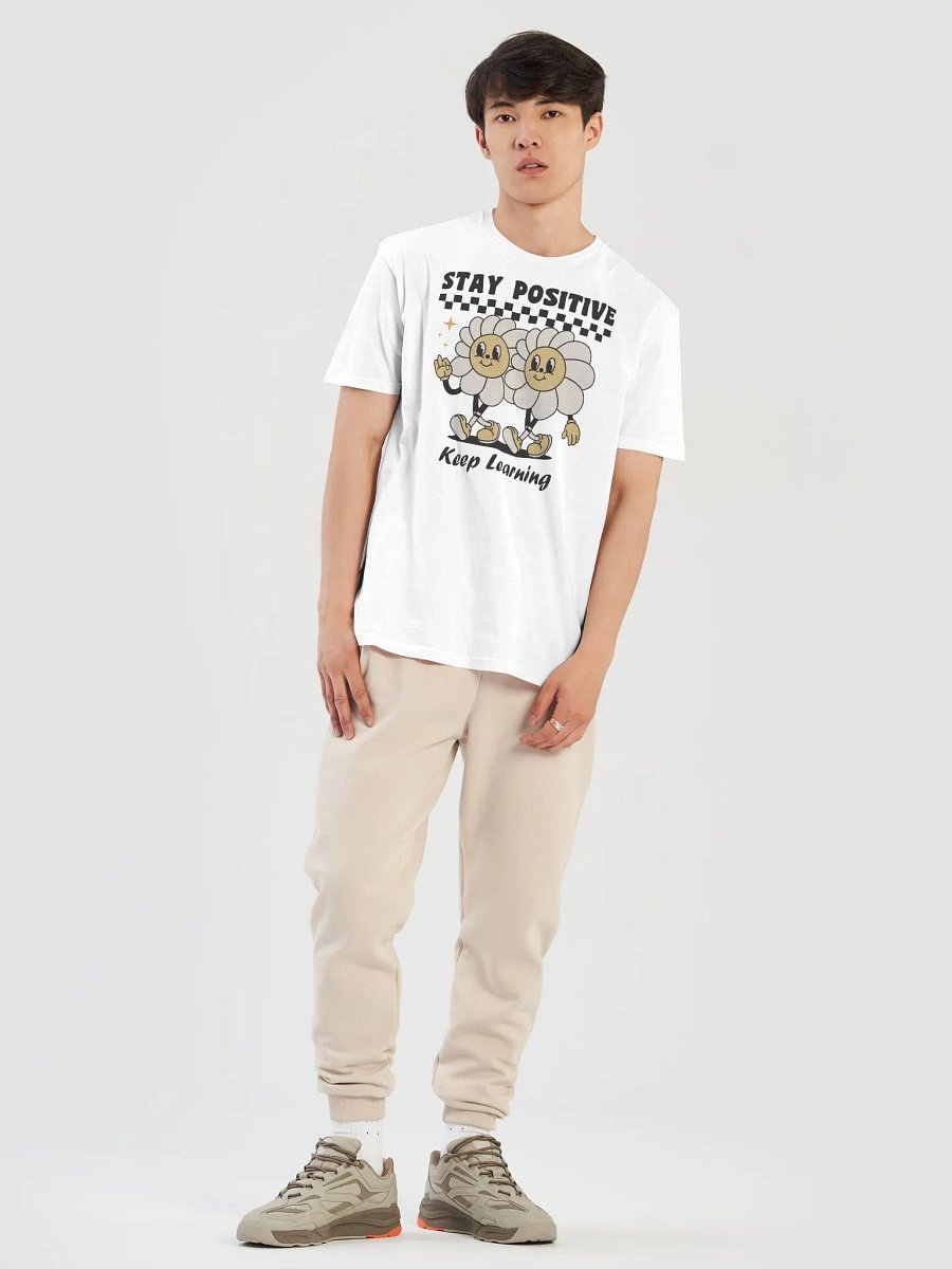 Stay Positive Keep Learning Vintage Flower Teacher T-Shirt product image (13)