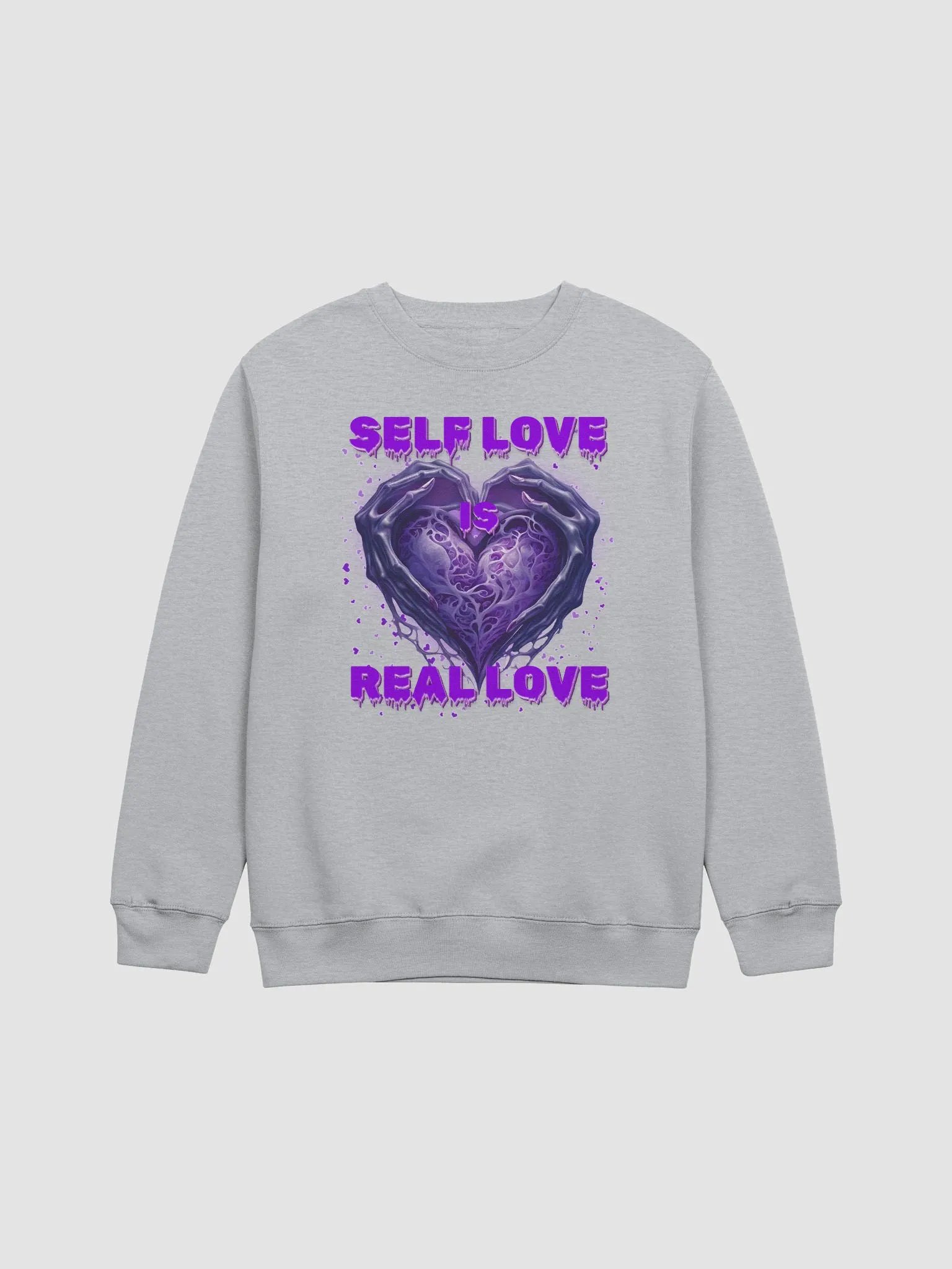 Self Love Heart premium Crewneck sweatshirt product image (5)