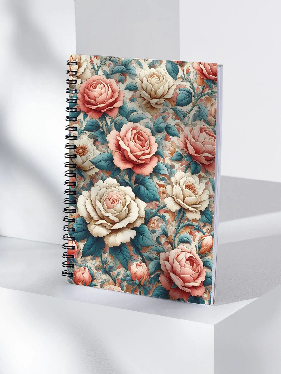 Royal Floral Spiral Notebook product image (4)