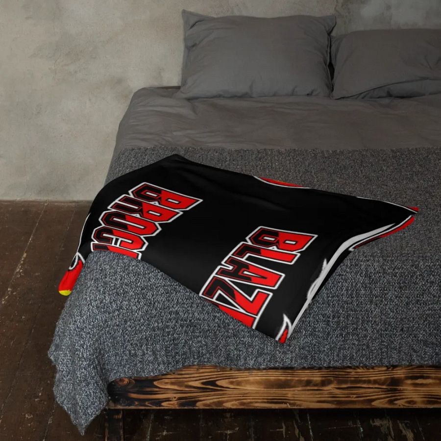 Brockton Blazers Logo Throw Blanket product image (23)