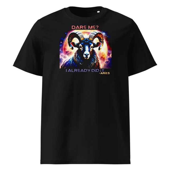 Aries 2025, Dare Me?, Black Tee product image (1)