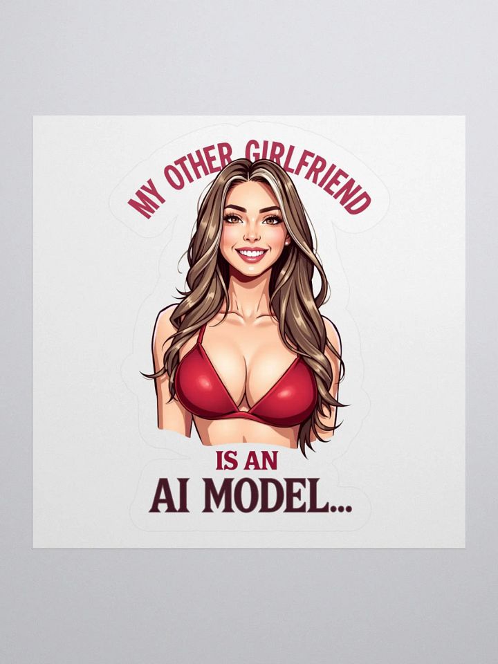 AI Model Kiss Cut Stickers product image (2)