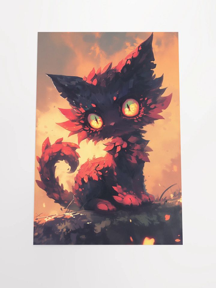 Enigmatic Feline Fantasy Poster product image (1)