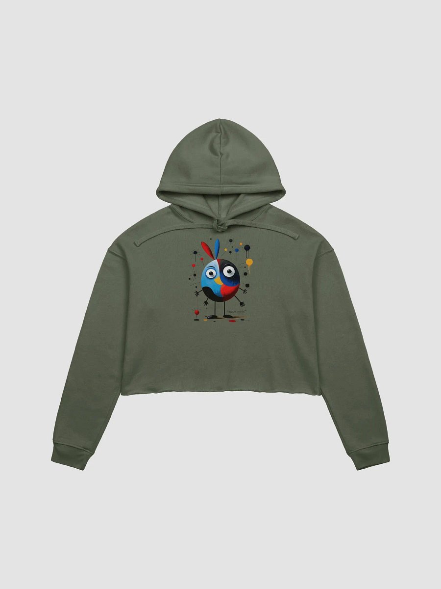 Bella+Canvas Fleece Crop Hoodie product image (3)