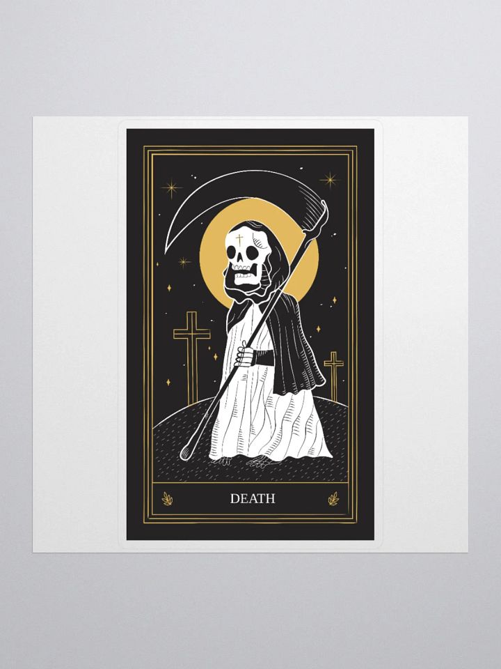 Death Tarot Card Stickers product image (1)