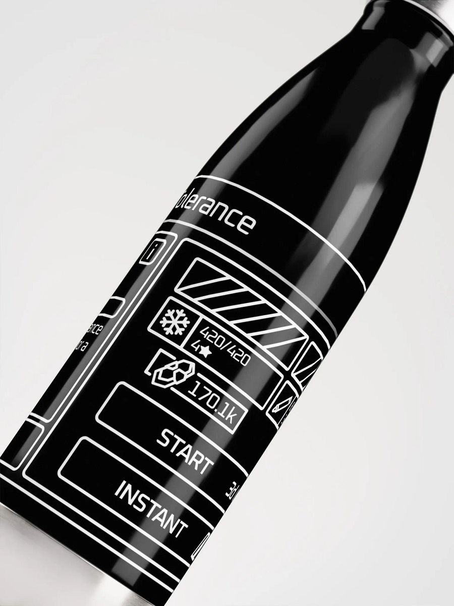 Prime Bullshit Tolerance Stainless Steel Water Bottle product image (5)