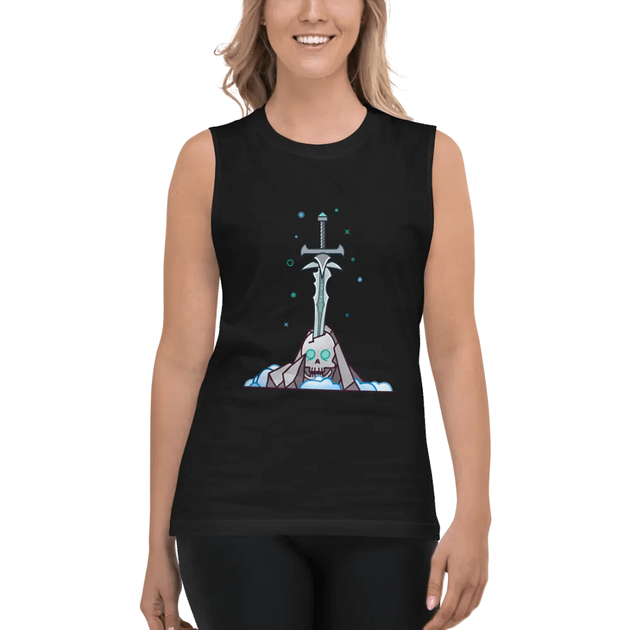 Sword in the Skull - Lich Variation - Men's Style Muscle Tank product image (4)