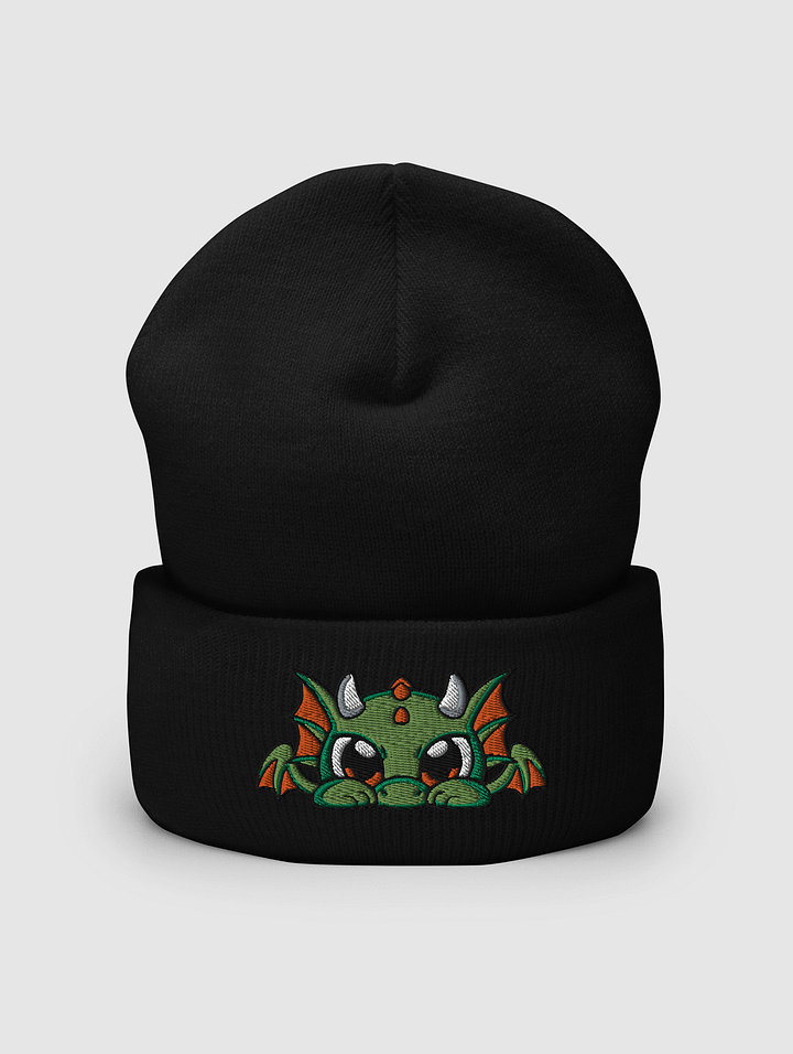 Peeking Dragon Cuffed Beanie product image (1)