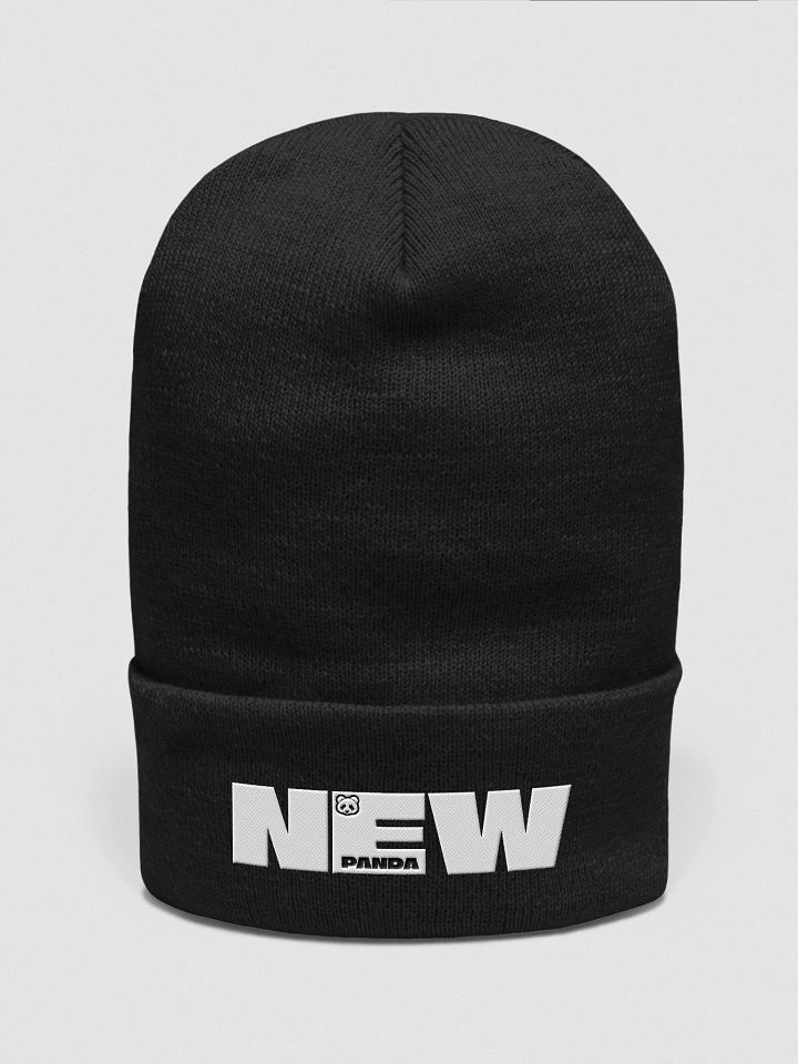 Panda Power Cuffed Beanie product image (2)