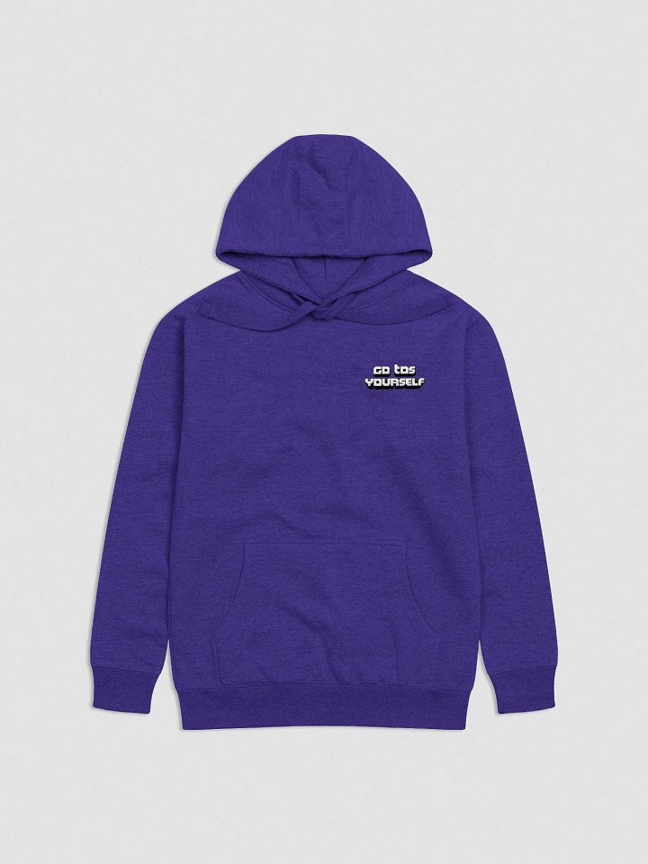 Go TOS Yourself - Purple Hoodie (Embroidered) product image (2)