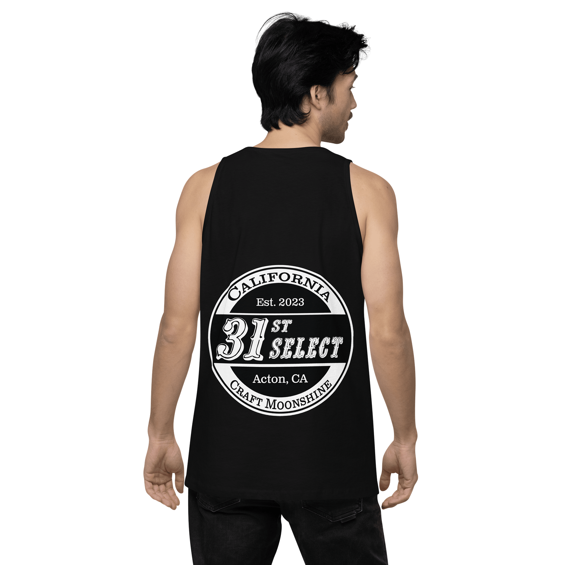 "Button" Black Tank product image (6)