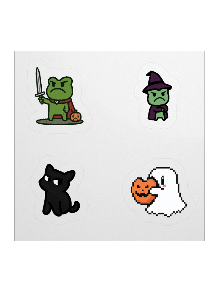 Phroggy Halloween Kiss Cut Stickers Set product image (3)