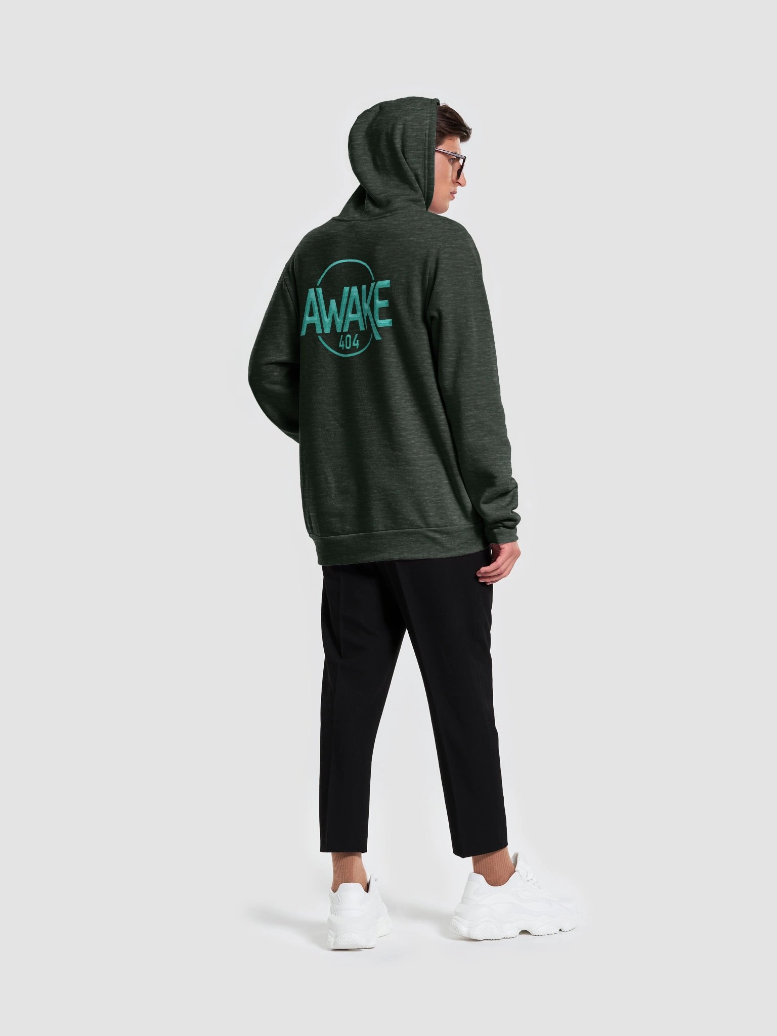 AWAKE 404 Teal Logo Hoodie product image (6)