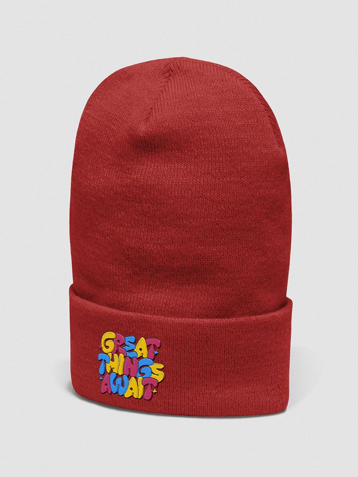 Great Things Await Cuffed Beanie product image (16)