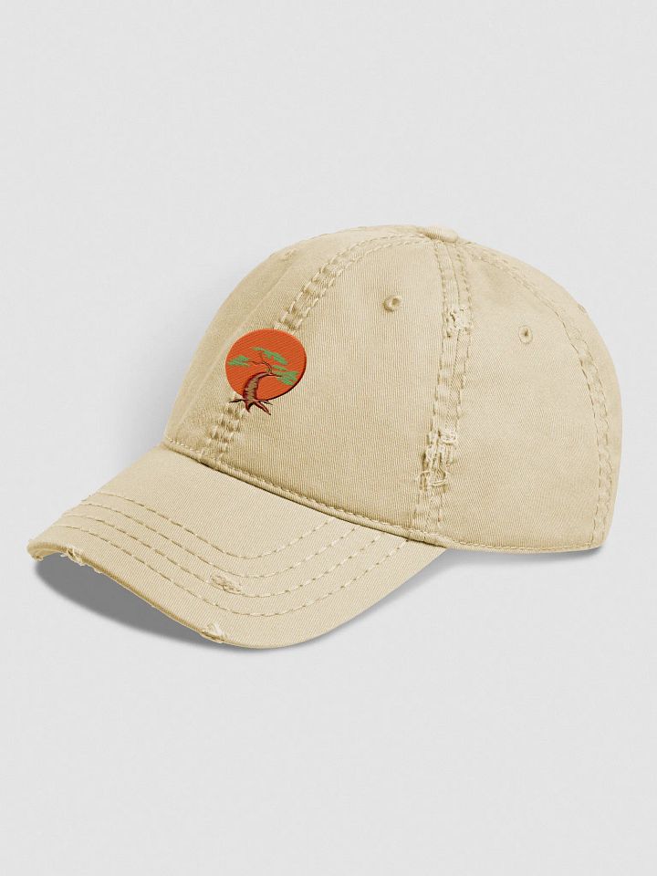Bonsai Tranquility Distressed Dad Hat product image (2)