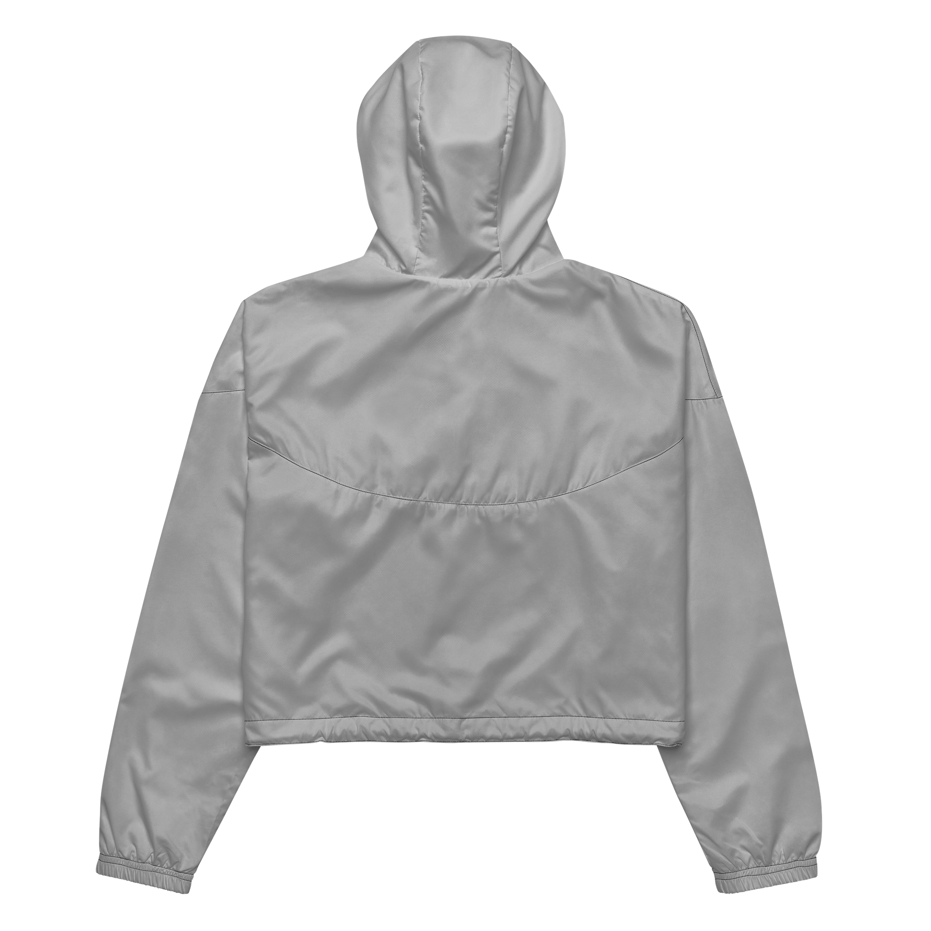 Women's Cropped Windbreaker (Light Grey) product image (5)