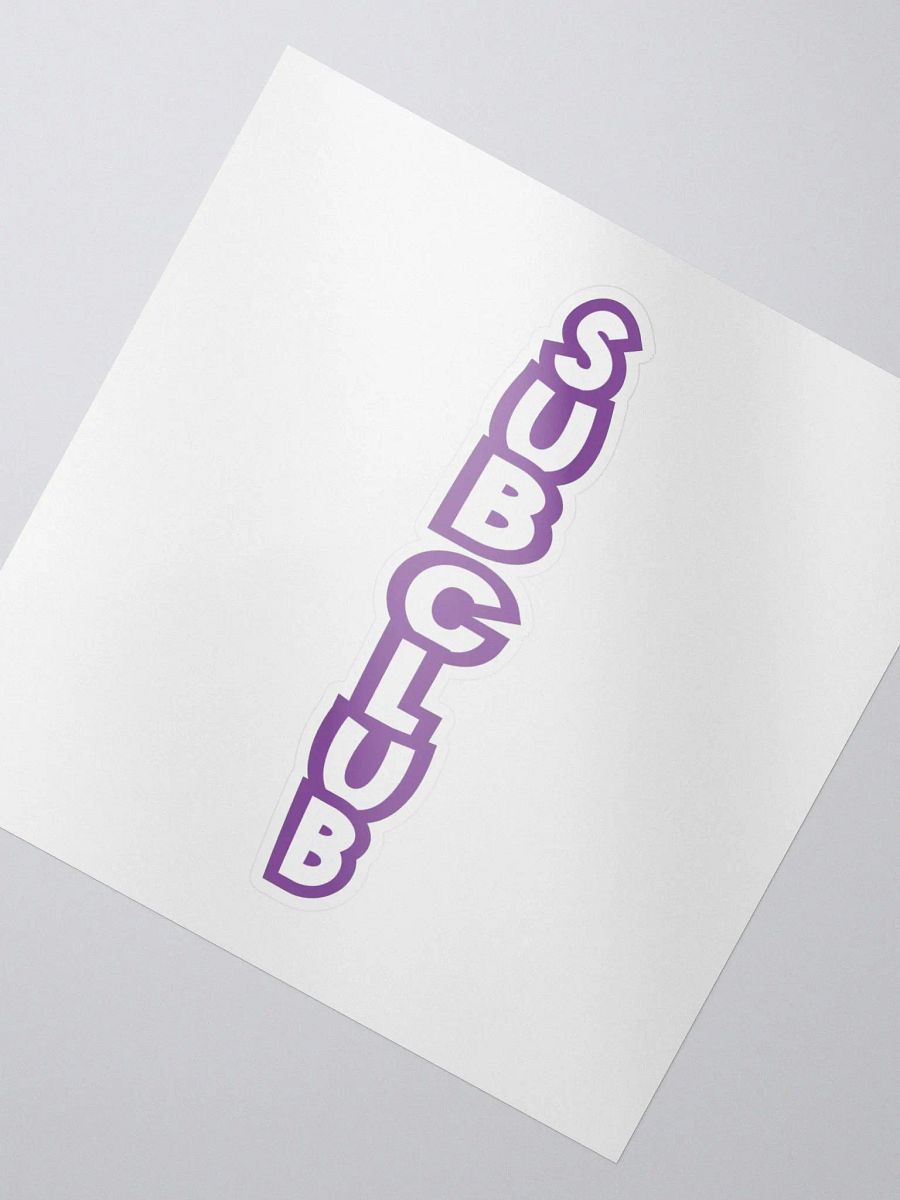 Sub Club Emote Sticker product image (2)
