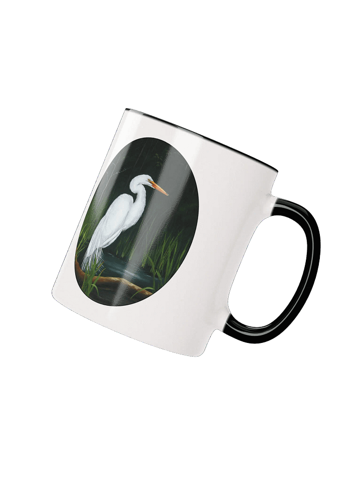 Egret Elegance Ceramic Mug product image (10)