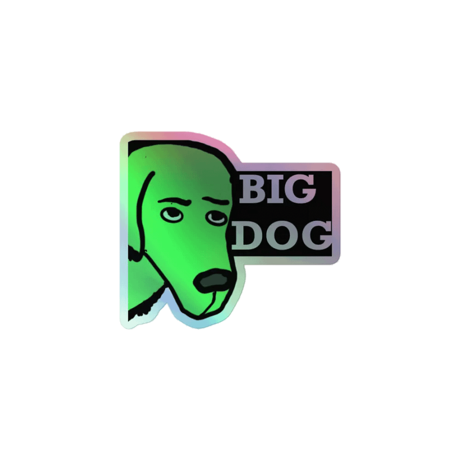 Big Dog emote Sticker product image (1)