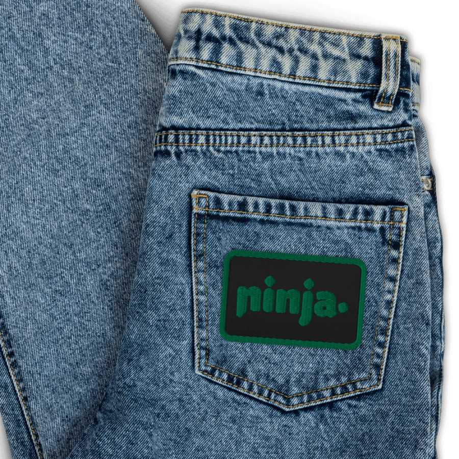 Ninja Patch: Green and Black product image (3)