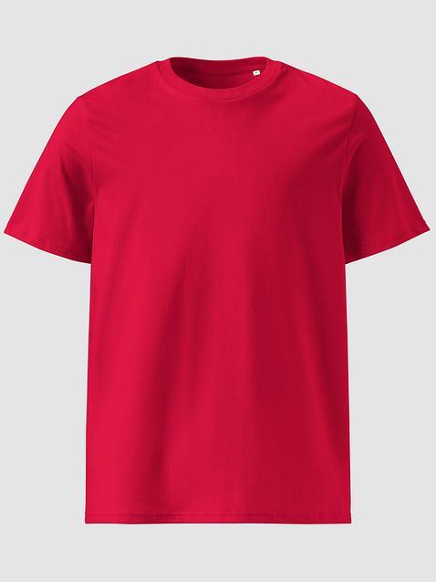 Photo showing Stanley/Stella Unisex Organic Ribbed Neck T-Shirt