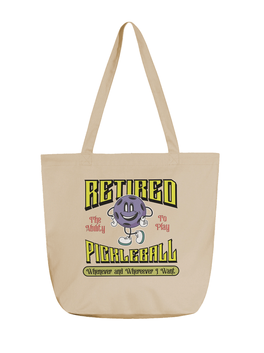 Retired Pickleball Freedom Tote Bag product image (5)