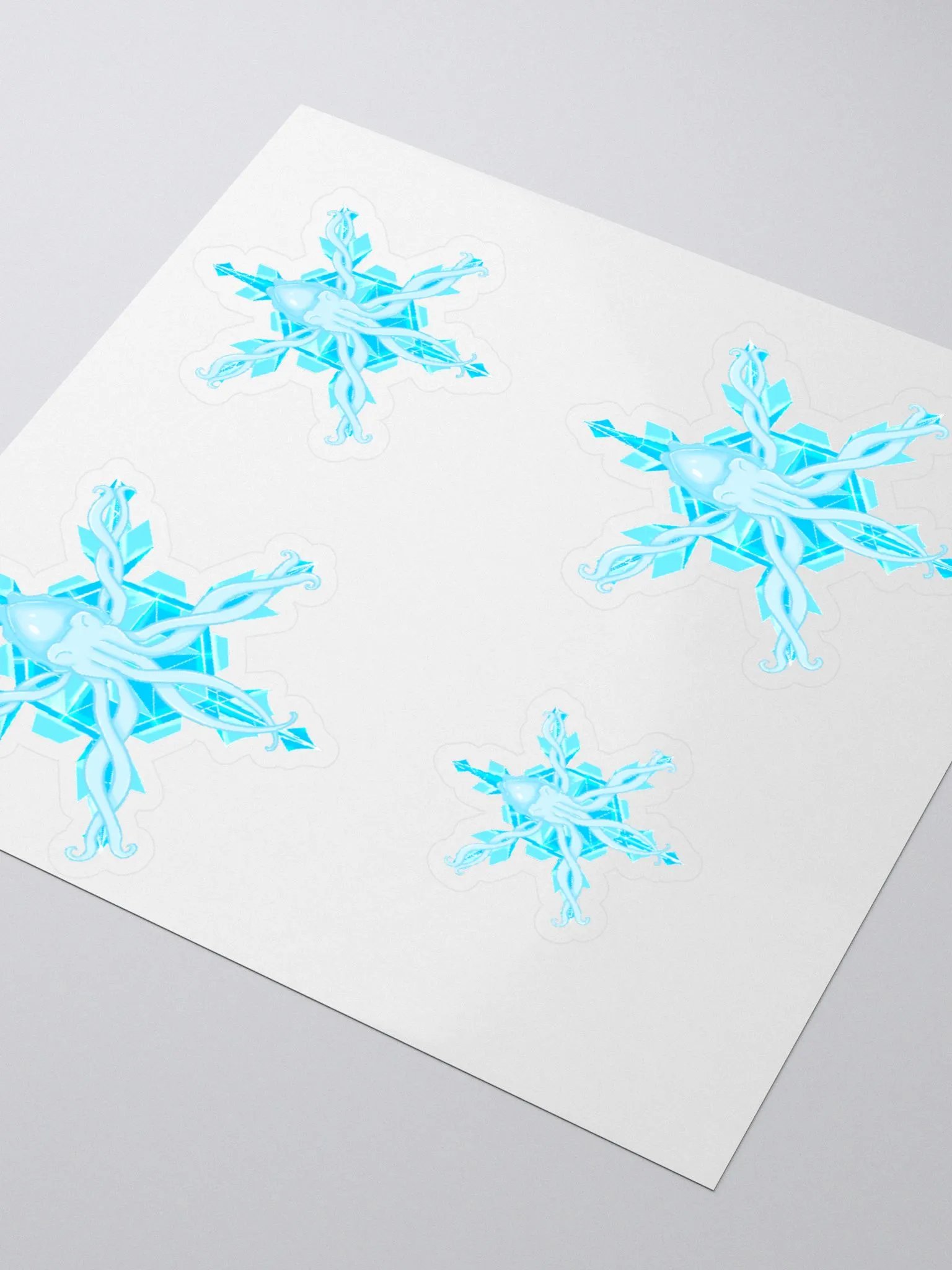 Snowflake Cuttlefish Mini Sticker Sheet product image (3)