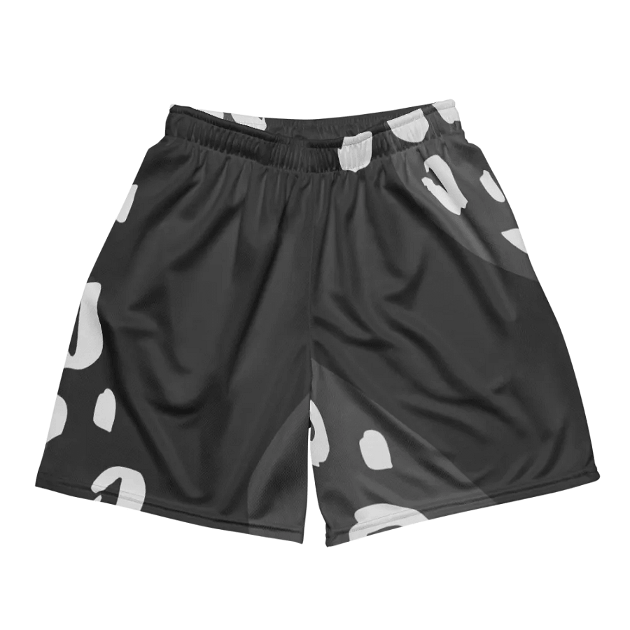 Grey Leopard Unisex Mesh Shorts product image (2)
