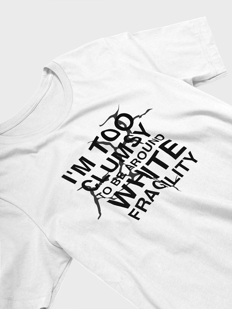 white fragility t-shirt product image (3)