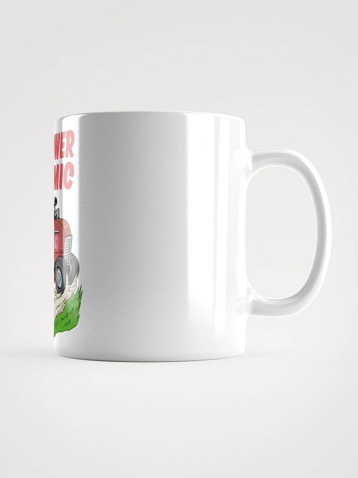 Lawnmower Mic | Glossy White Mug product image (2)