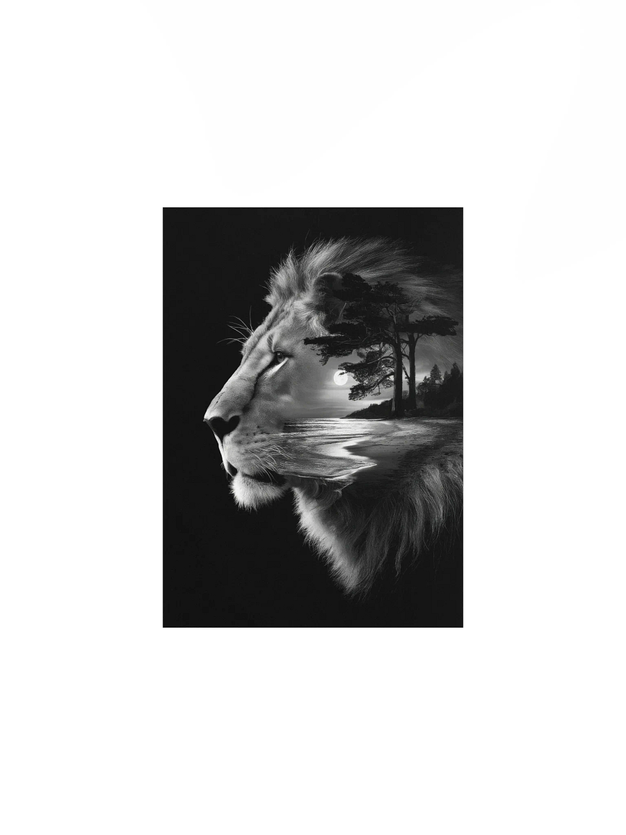 Lion Matte Poster Print product image (1)