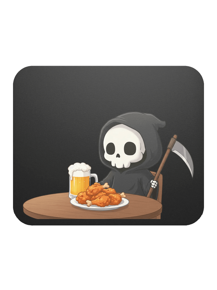 Grim - Wings Black Mouse Pad product image (1)