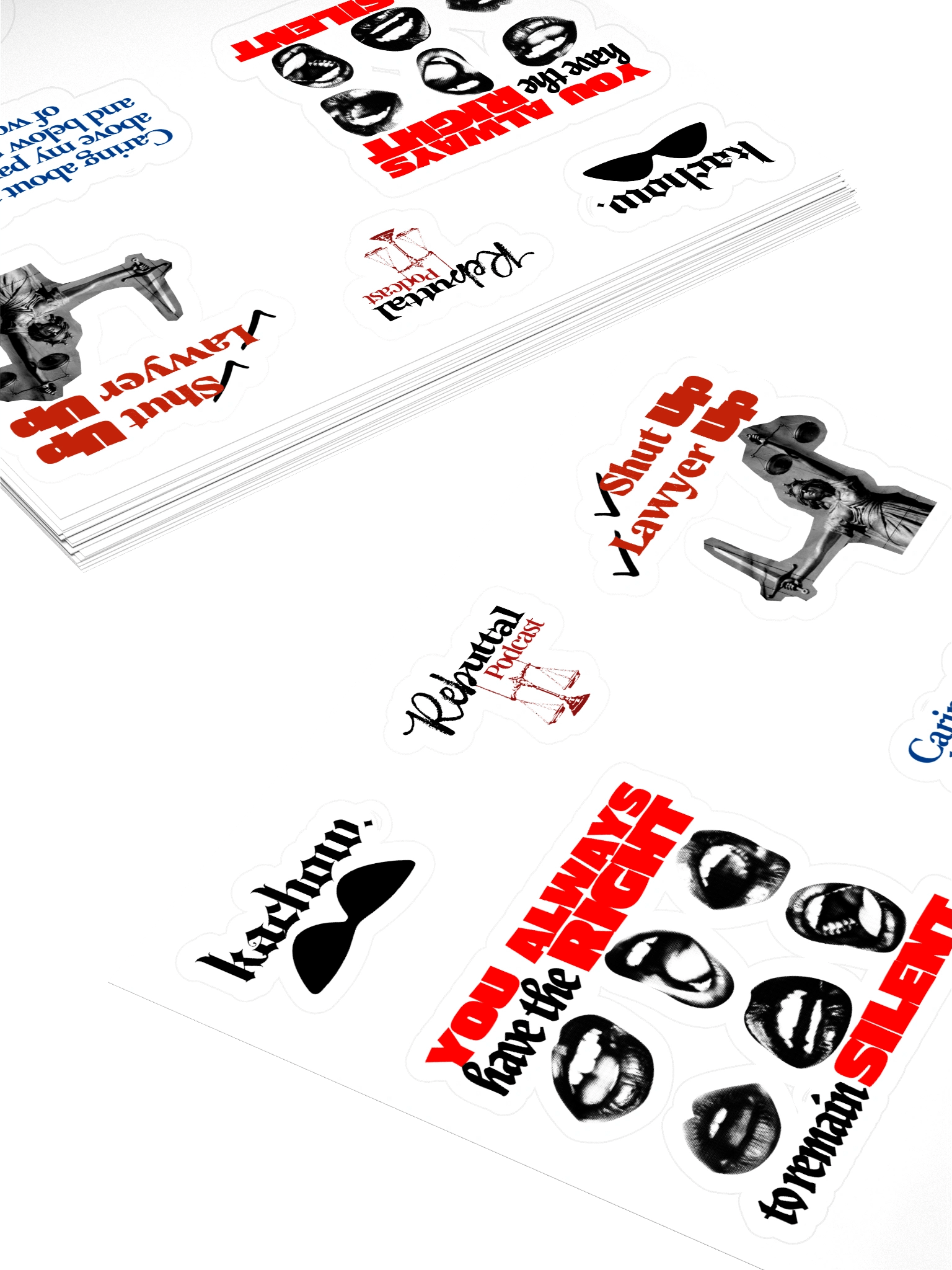 Reb Kiss Cut Stickers product image (4)