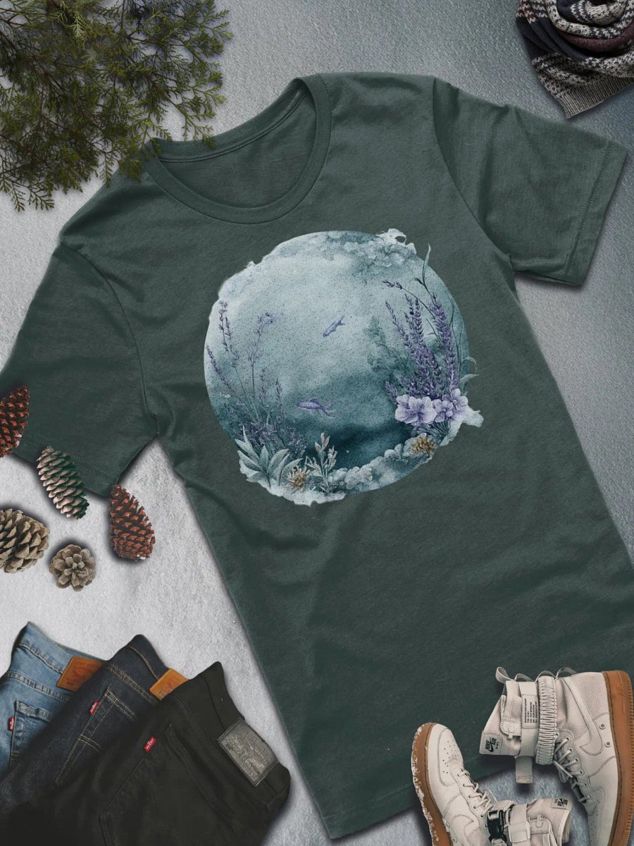 Underwater Serenity T-Shirt – Dreamy Nature-Inspired Design product image (3)