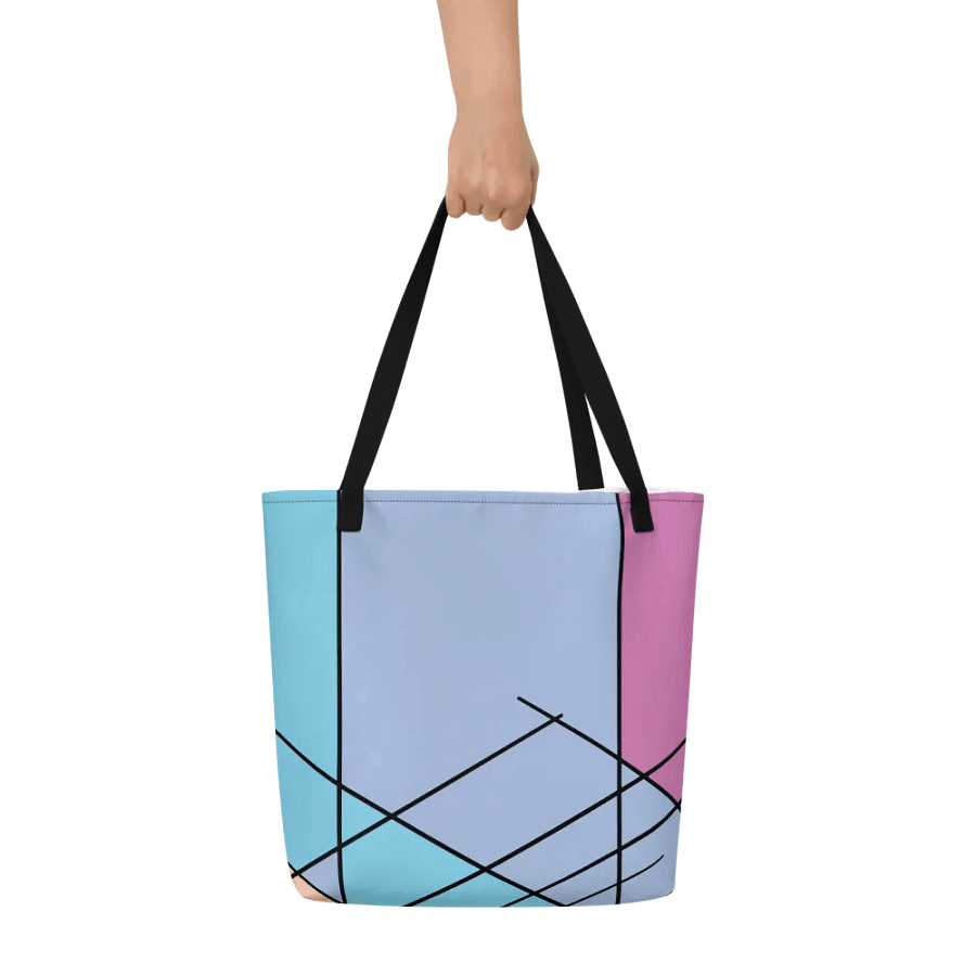 Vibrant Geometric Colorful Design All-Over Tote Bag product image (7)