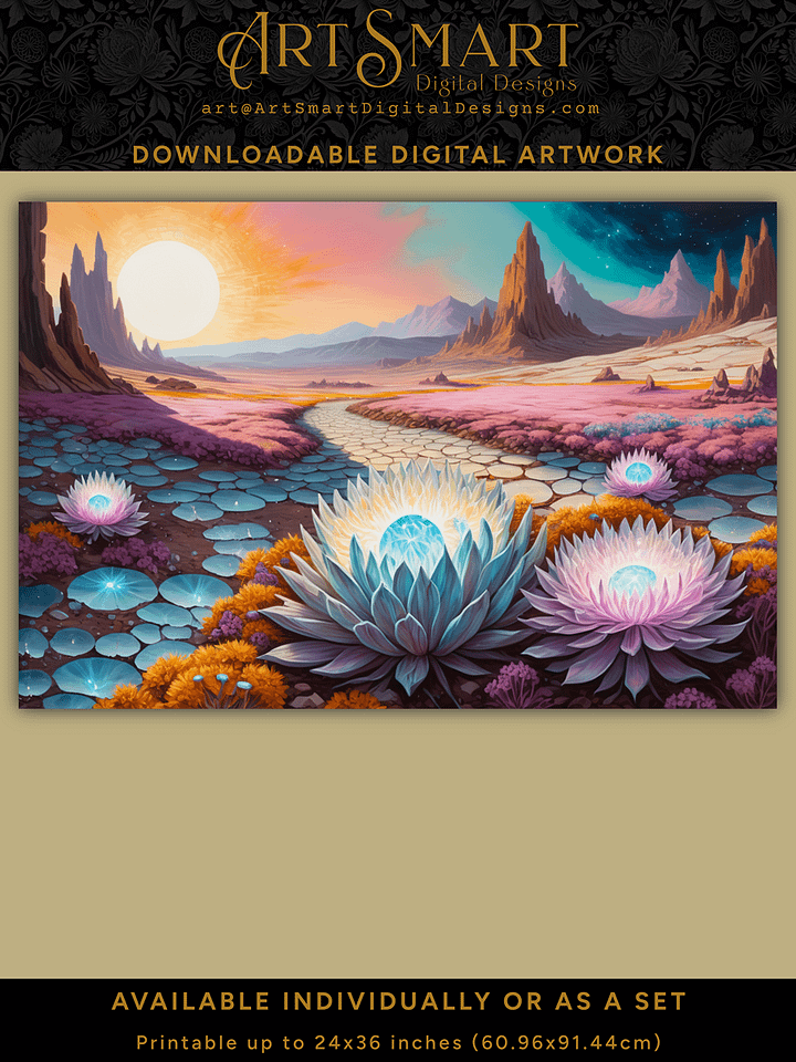 Alien Landscapes 1-4 product image (1)