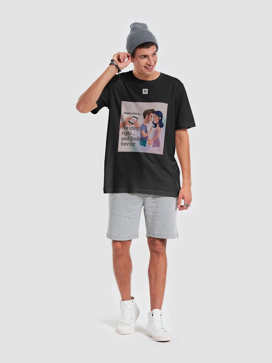 Swiping Right Finding Forever Cartoon T-Shirt product image (6)