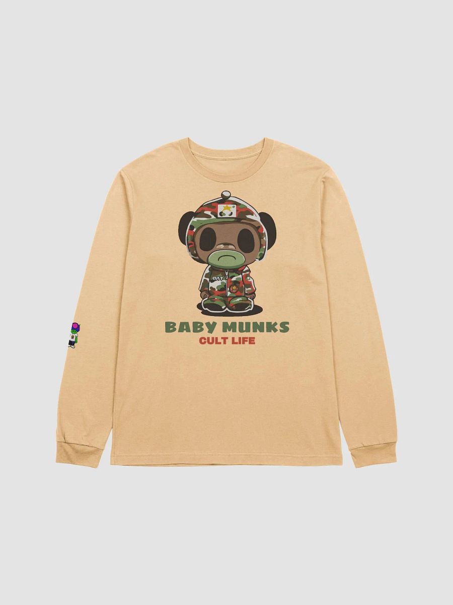 BABY MUNKS ORANGE CAMO MONKEY product image (1)