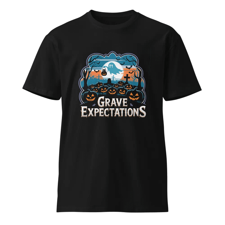 Grave Expectations Halloween Premium Tee product image (1)