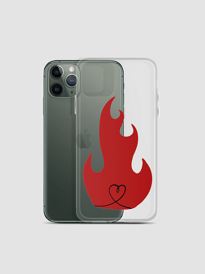 Red and Black Fire IPhone Case product image (1)