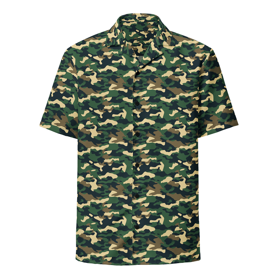 Jungle Camo Men’s Button-Up Shirt product image (1)