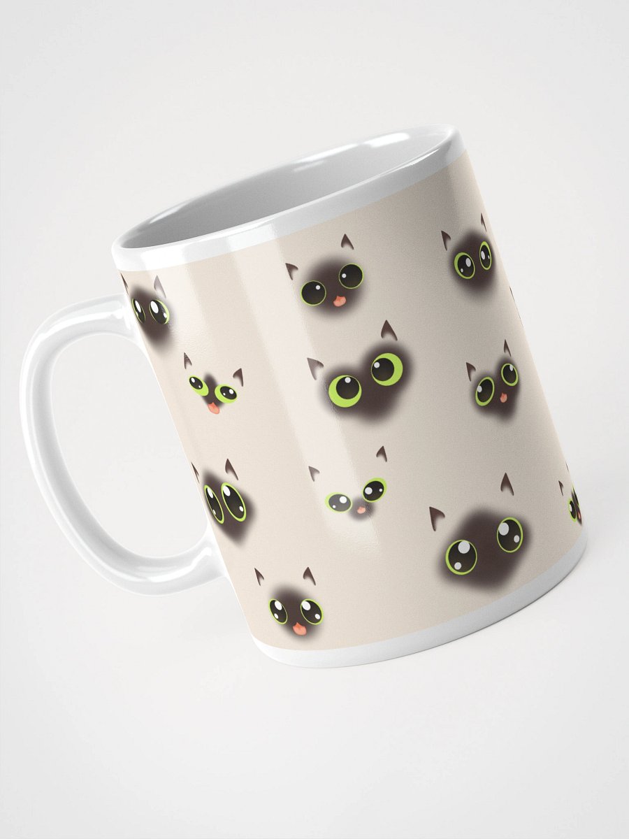 Siamese Cat Faces (Green Eyes) Mug product image (10)