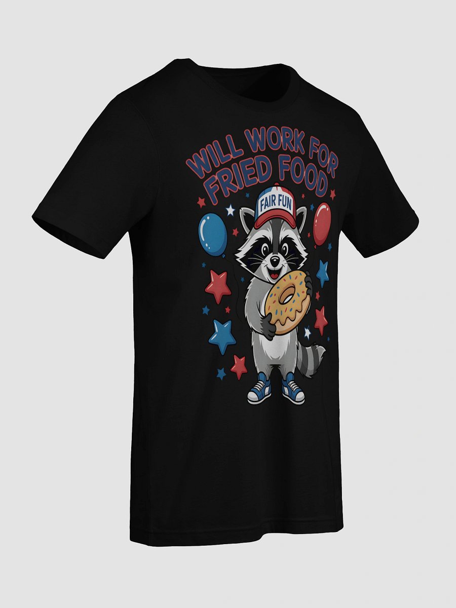 Fair Fun Raccoon Doughnut T-Shirt product image (25)