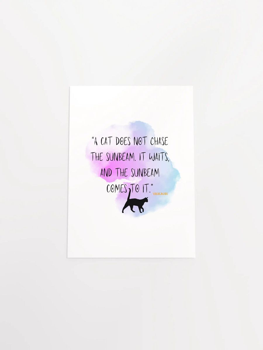 Vaikauri Wisdom Cat Artprint product image (13)