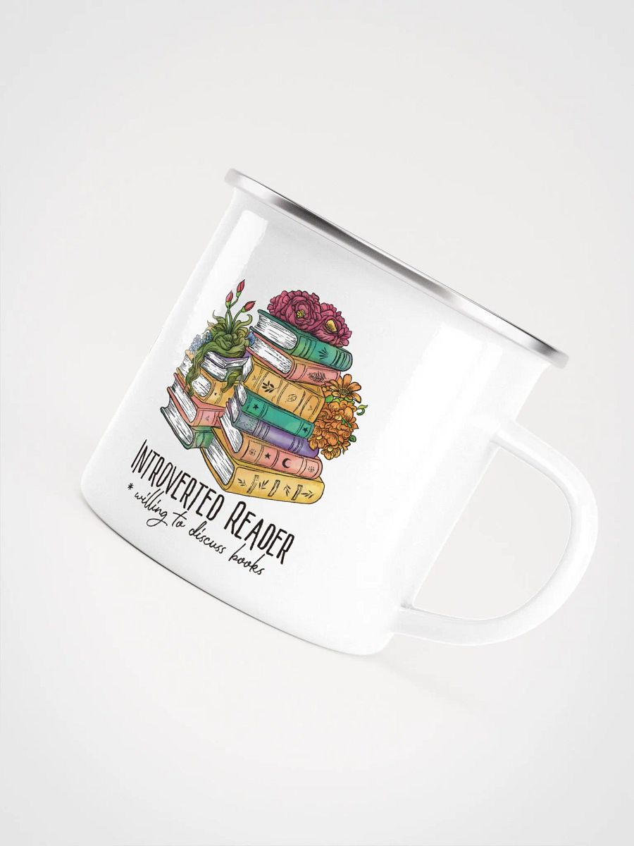 Introverted Reader Enamel Mug product image (5)