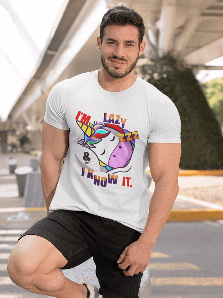 I'm Lazy And I Know It Tee - Regular Fit product image (1)