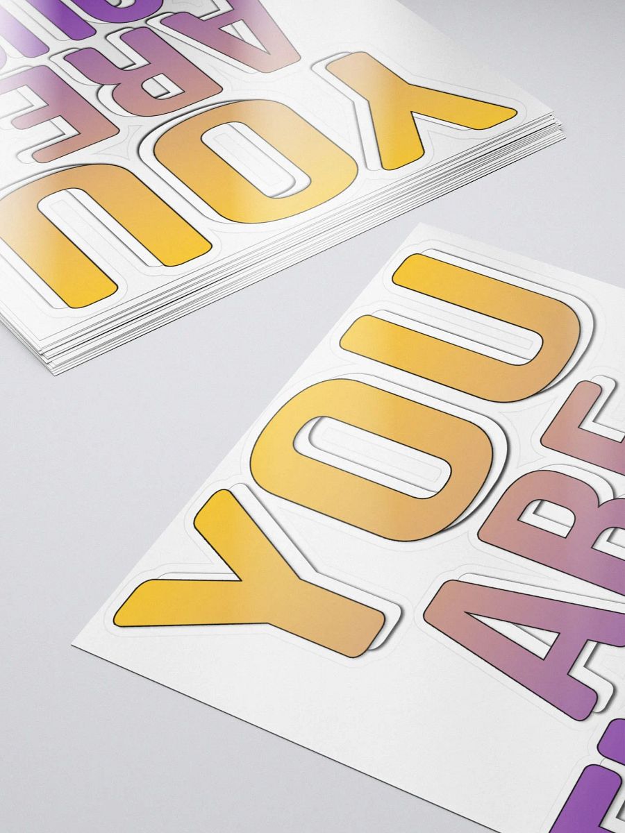 You Are Enough Sticker product image (5)