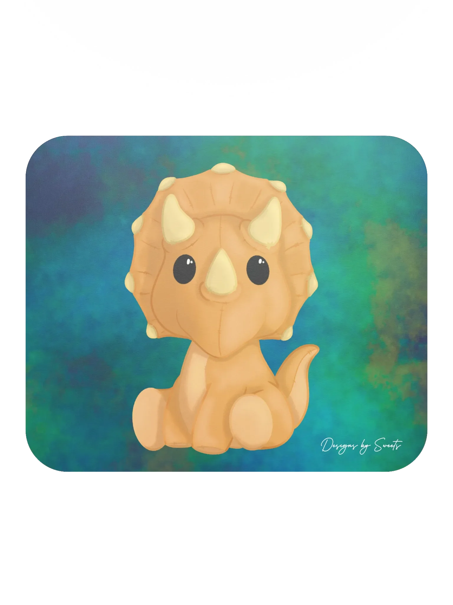 Cozy Triceratops Plushie Mouse Pad product image (2)