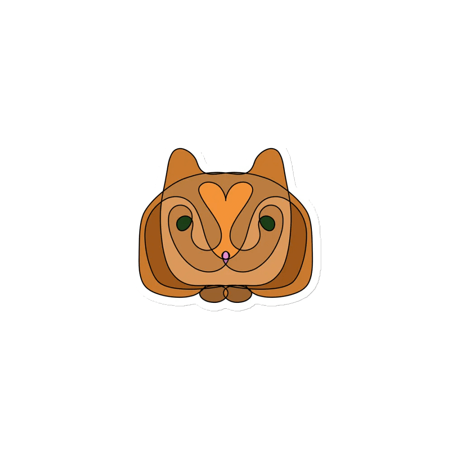 Symmetry Loaf Cat Magnet product image (1)