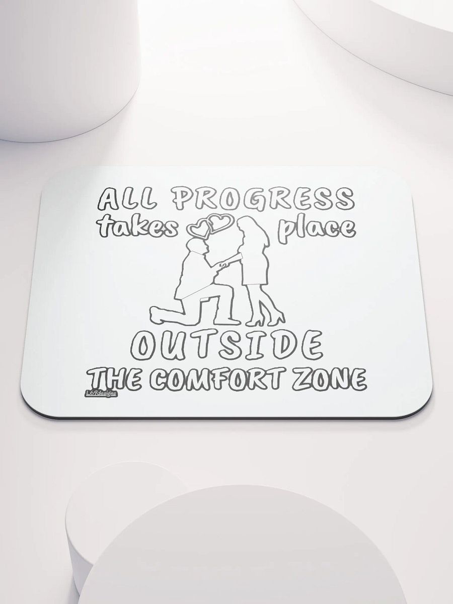 ALL PROGRESS TAKES PLACE OUTSIDE THE COMFORT ZONE product image (1)